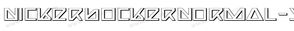 NickerbockerNormal-y093字体转换