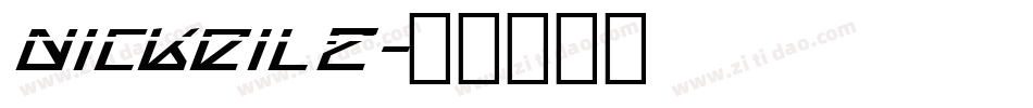 nickeil2字体转换