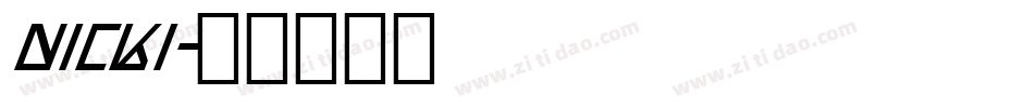 nicki字体转换