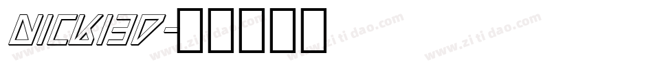 nicki3d字体转换