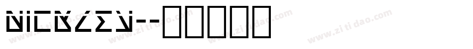 NICKLEY-字体转换