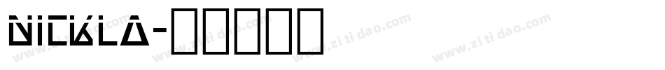 nickla字体转换