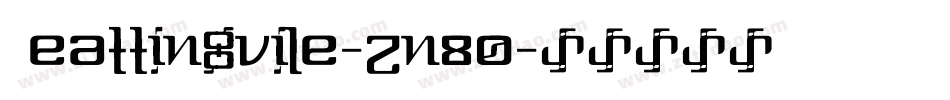 Beattingvile-zn80字体转换