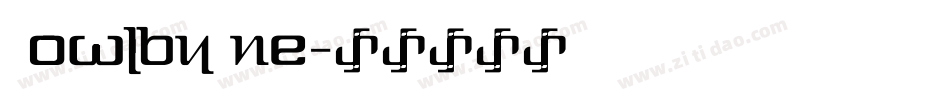 BowlbyOne字体转换