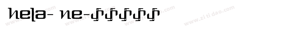 Chela-One字体转换