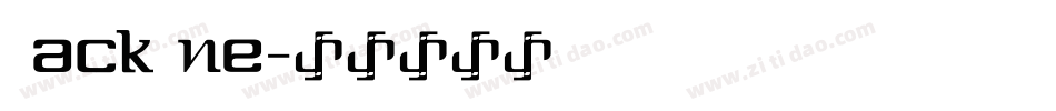 DackOne字体转换