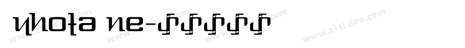 KyhotaOne字体转换