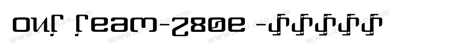 YourDream-z80eL字体转换