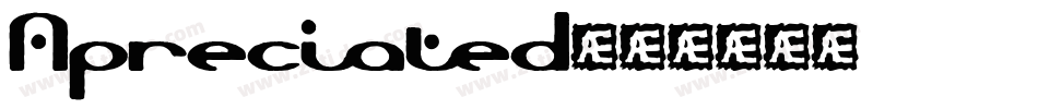 Apreciated字体转换