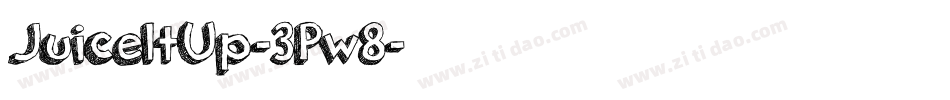 JuiceItUp-3Pw8字体转换