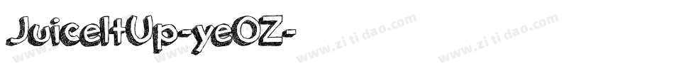 JuiceItUp-yeOZ字体转换