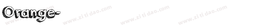 Orange字体转换