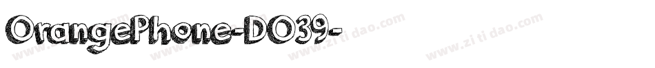OrangePhone-DO39字体转换