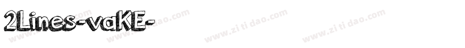 2Lines-vaKE字体转换