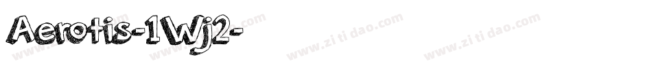 Aerotis-1Wj2字体转换