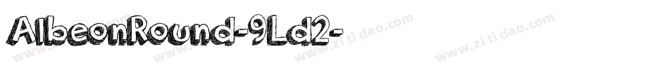 AlbeonRound-9Ld2字体转换