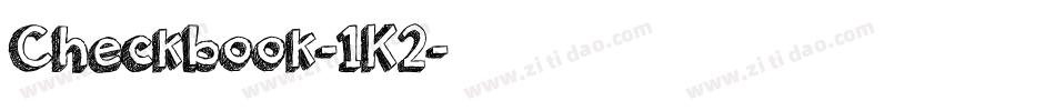 Checkbook-1K2字体转换