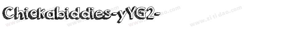 Chickabiddies-yYG2字体转换
