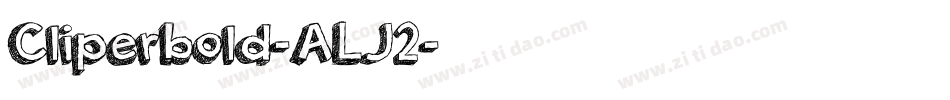 Cliperbold-ALJ2字体转换