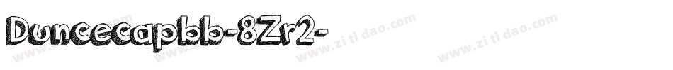 Duncecapbb-8Zr2字体转换