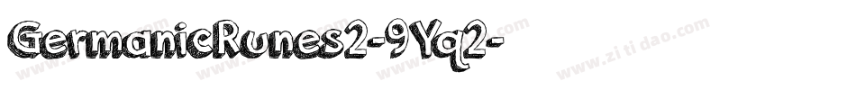 GermanicRunes2-9Yq2字体转换