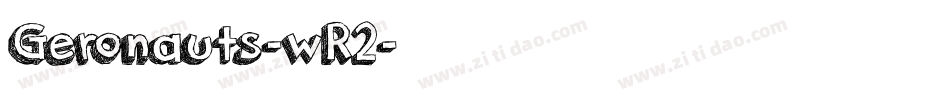 Geronauts-wR2字体转换