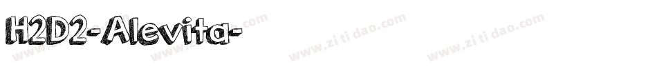 H2D2-Alevita字体转换