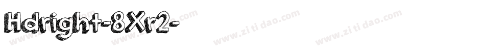 Hdright-8Xr2字体转换
