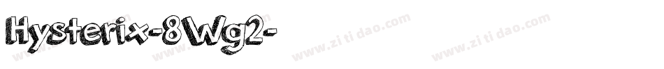 Hysterix-8Wg2字体转换