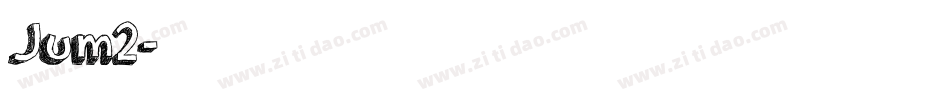 Jum2字体转换