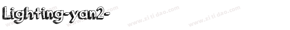 Lighting-yan2字体转换