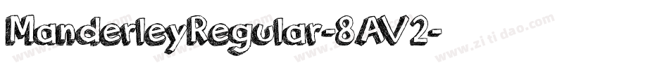 ManderleyRegular-8AV2字体转换
