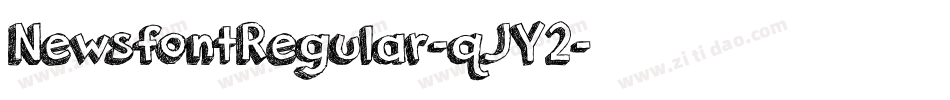 NewsfontRegular-qJY2字体转换