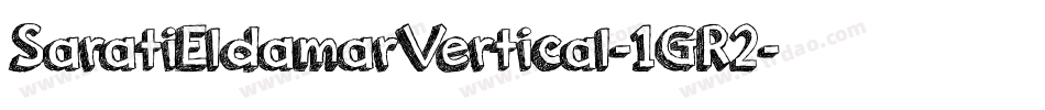 SaratiEldamarVertical-1GR2字体转换