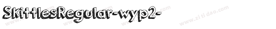 SkittlesRegular-wyp2字体转换