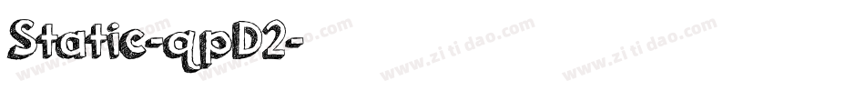 Static-qpD2字体转换