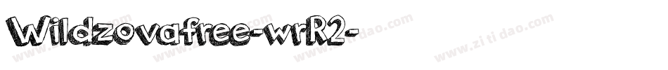 Wildzovafree-wrR2字体转换