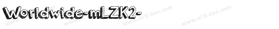 Worldwide-mLZK2字体转换