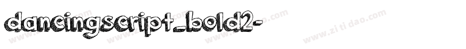 dancingscript_bold2字体转换