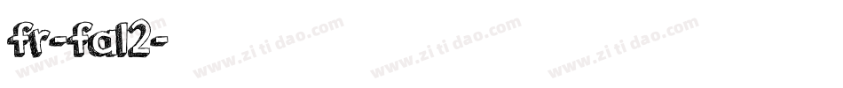 fr-fal2字体转换