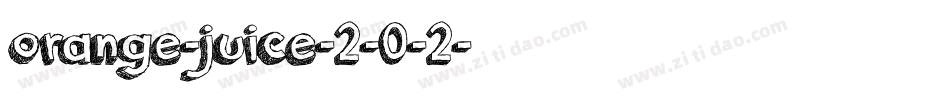 orange-juice-2-0-2字体转换