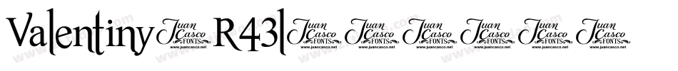 Valentiny-R43l字体转换