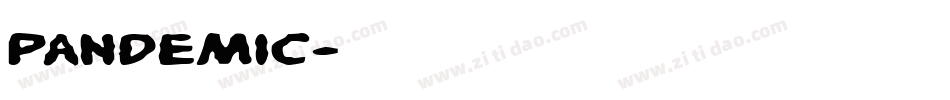 PANDEMIC字体转换