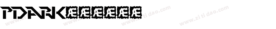 pdark字体转换