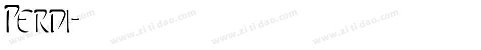 Perdi字体转换