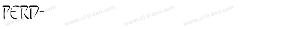 perd字体转换