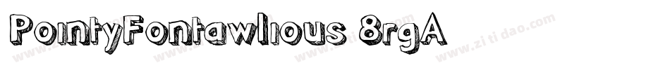 PointyFontawlious-8rgA字体转换