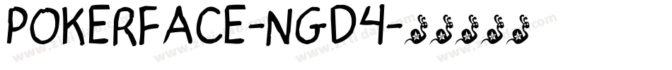 Pokerface-nGd4字体转换