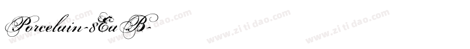 Porcelain-8EaB字体转换