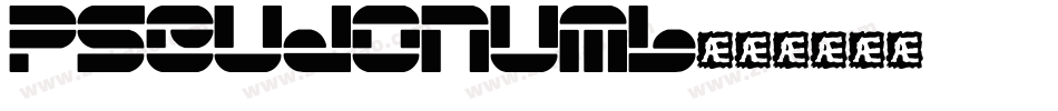 Pseudonumb字体转换